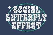 Vealleaes Experimental Display Font, a Handwritten Font by Maulana Creative (Thumbnail 5 of 7)