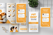 Playful Pet Shop Trifold Brochure, a Brochure Template by Annora Studio (Thumbnail 1 of 5)
