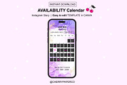 Instagram Story Calendar - JUNE, a Social Media Template by Cherry Paper Co (Thumbnail 2 of 2)