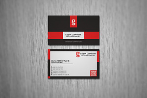 Corporate Minimal Business Card PSD