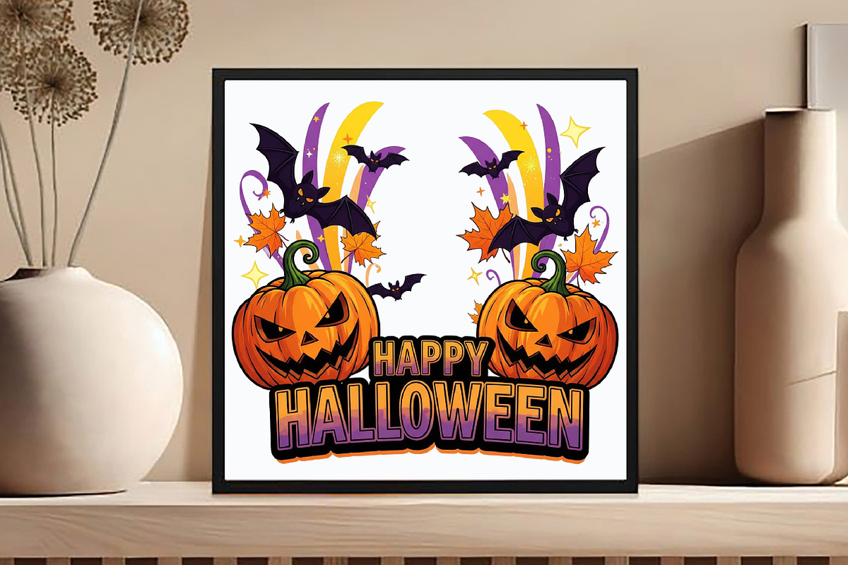 Happy Halloween PNG, an Illustration by DreamCafeArt (Photo 4 of 7)