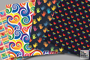 Rainbow Pride LGBTQ Gay Lesbian Love, a Pattern Graphic by Fine Purple Elephant (Thumbnail 3 of 5)
