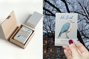 Winter Business Cards, a Business Card Template by Nadia Emelianova (Thumbnail 3 of 3)