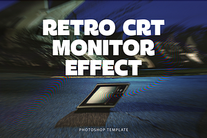 Retro CRT Monitor Effect