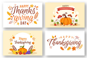 17 Happy Thanksgiving Illustration