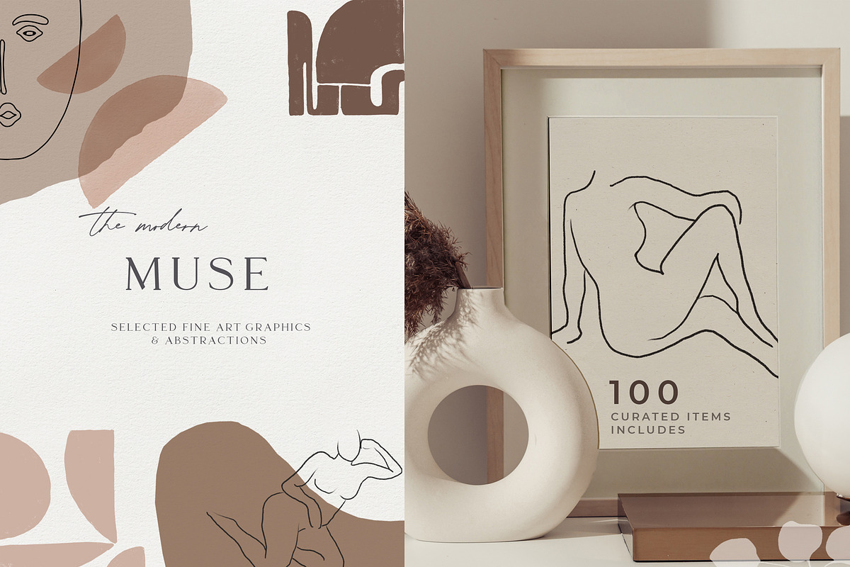 Modern Abstract Trend Shop Bundle, an Illustration by Laras Wonderland