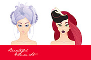 4 beautiful woman fashion set, an Illustration by Anttoniu (Thumbnail 2 of 3)