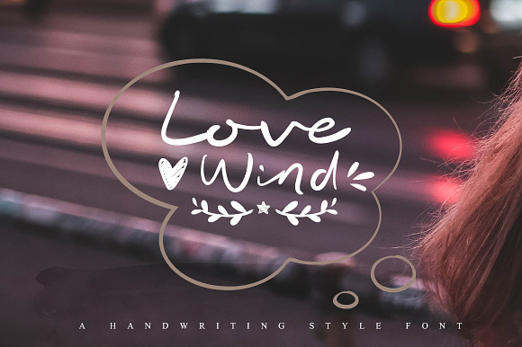 Love Wind font preview 7