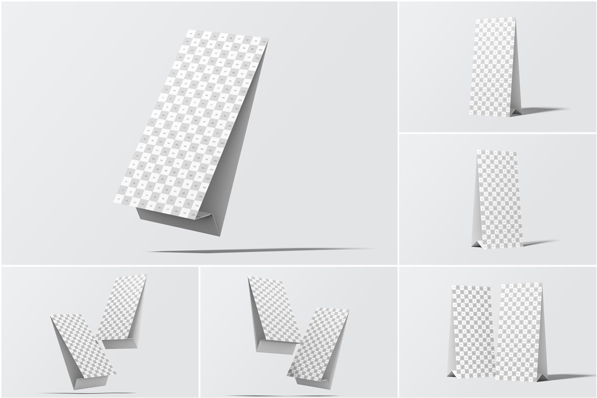 DL Table Tent Mockup, an Advertising Mockup by Rizky Audymas (Photo 9 of 9)