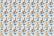 Skateboard Seamless Pattern, a Pattern Graphic by Coastal 5 Designs (Thumbnail 2 of 3)