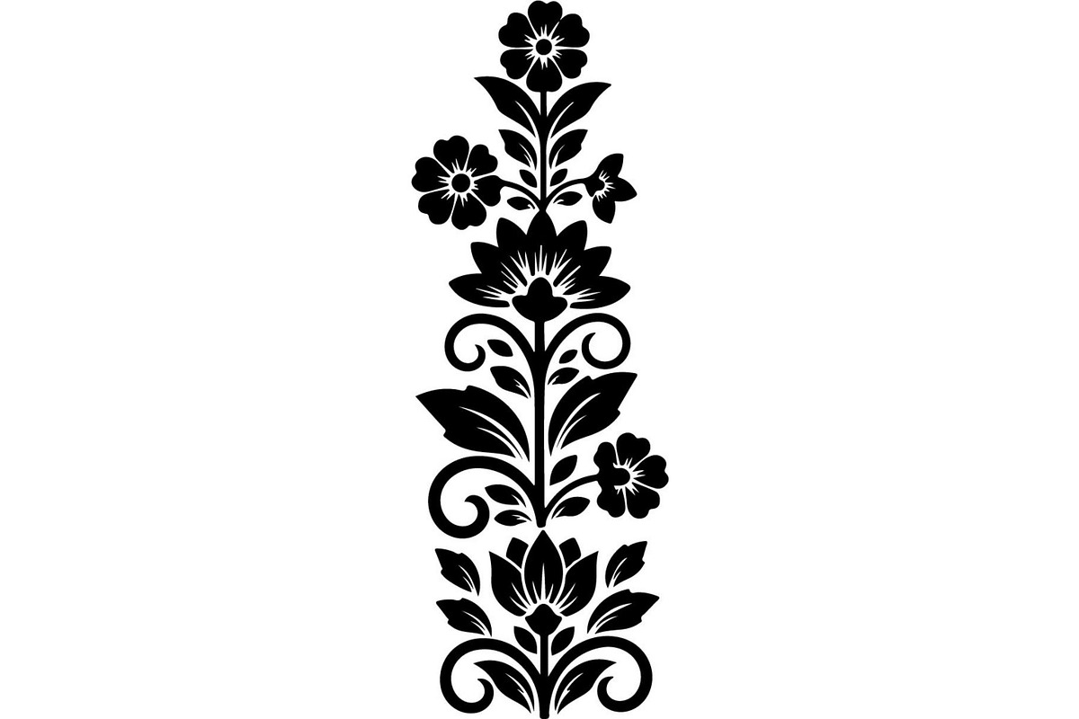 Decorative Flower Panel Vector, an Object Graphic by Designer_Momina (Photo 11 of 19)