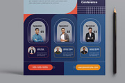 Conference Flyer Layout, a Flyer Template by MightyDesign (Thumbnail 3 of 8)
