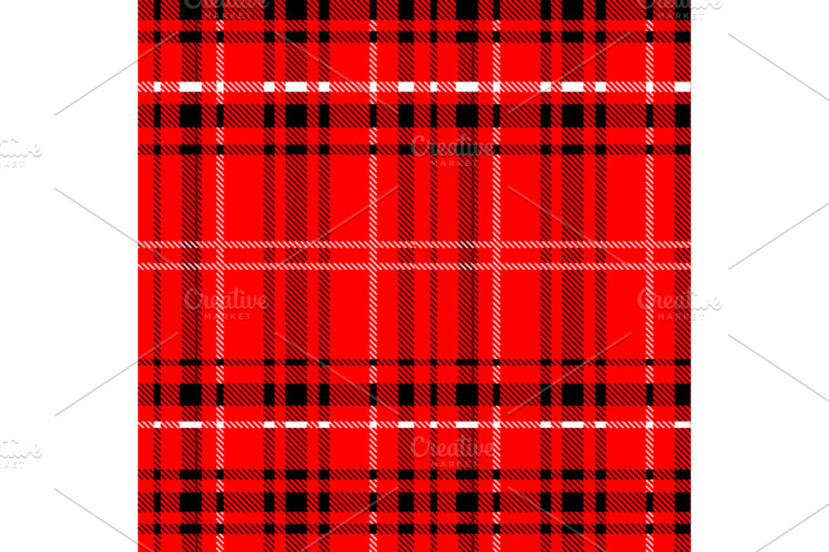 Buffalo Check Plaid Patterns, a Background Graphic by Aromeo