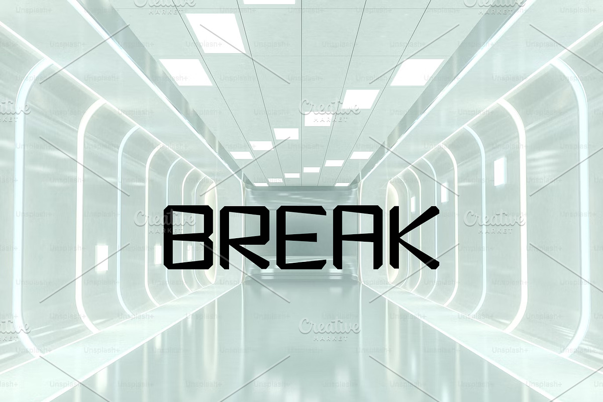 Lab Square Font, Logo Font, Typeface, a Blackletter Font by Zans Graphic (Photo 2 of 3)