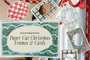 Paper Cut Christmas Frames & Cards
