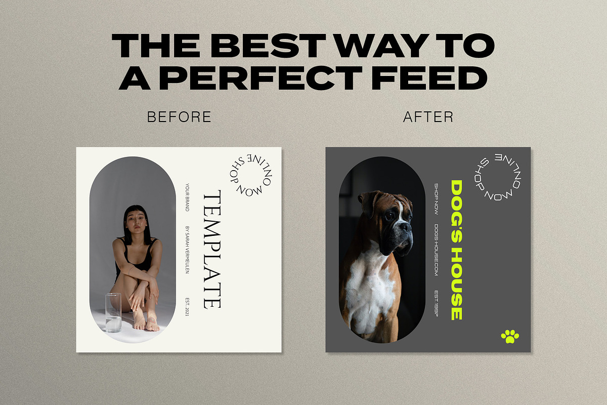 Instagram Social Media CANVA Nude, a Social Media Template by Vermeulen Design Studio (Photo 6 of 6)
