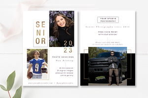 7x5 Senior Mini Session Template