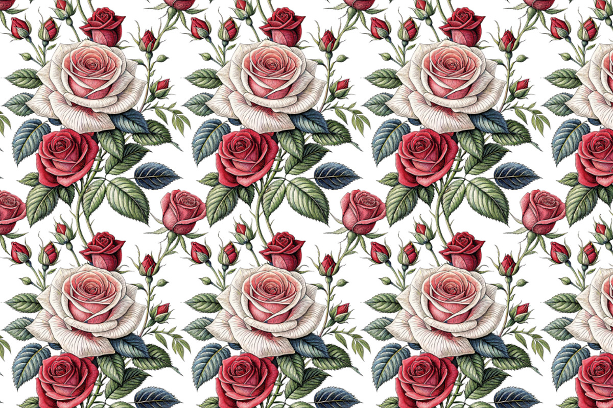 English Roses, a Pattern Graphic by Designs by Helen Trupak (Photo 9 of 13)