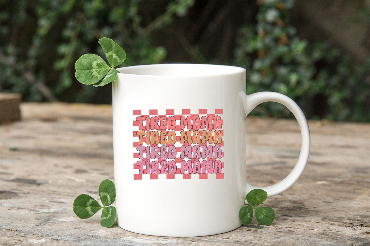 Retro Mom Sublimation Design, a Work Illustration by CreationArt (Photo 12 of 13)