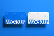 Business Card Mockup, an Advertising Mockup by PixelWink (Thumbnail 1 of 3)