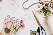 Birdhouse and spring leaves, a Decorative Illustration by Maria's little shop (Thumbnail 3 of 7)