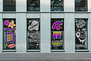 Retro Promotional Round Sticker Pack, a Decorative Illustration by IMG Visuals (Thumbnail 5 of 8)