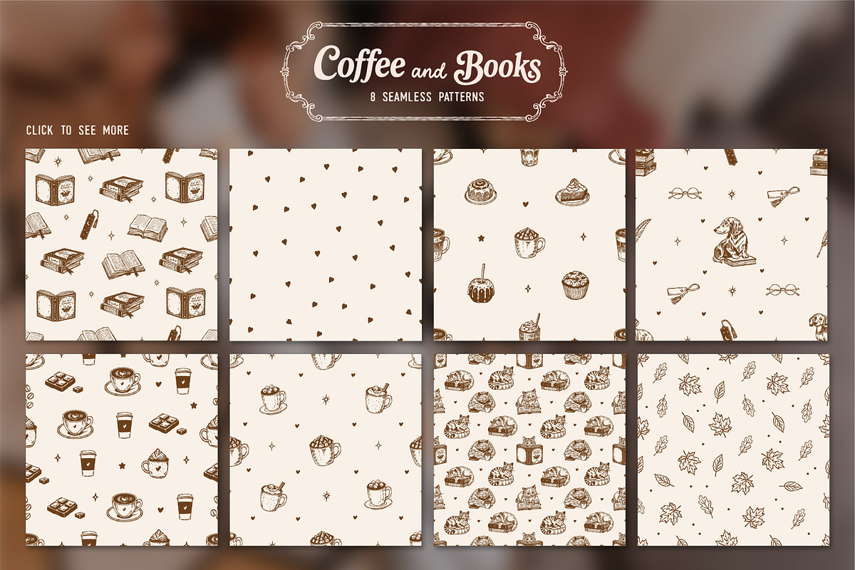 Coffee & Books Bookish Vector Set, an Object Graphic by VerAna (Photo 8 of 23)