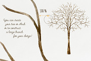 Tree branches. Watercolor DIY set, an Illustration by NataliVA (Thumbnail 5 of 5)