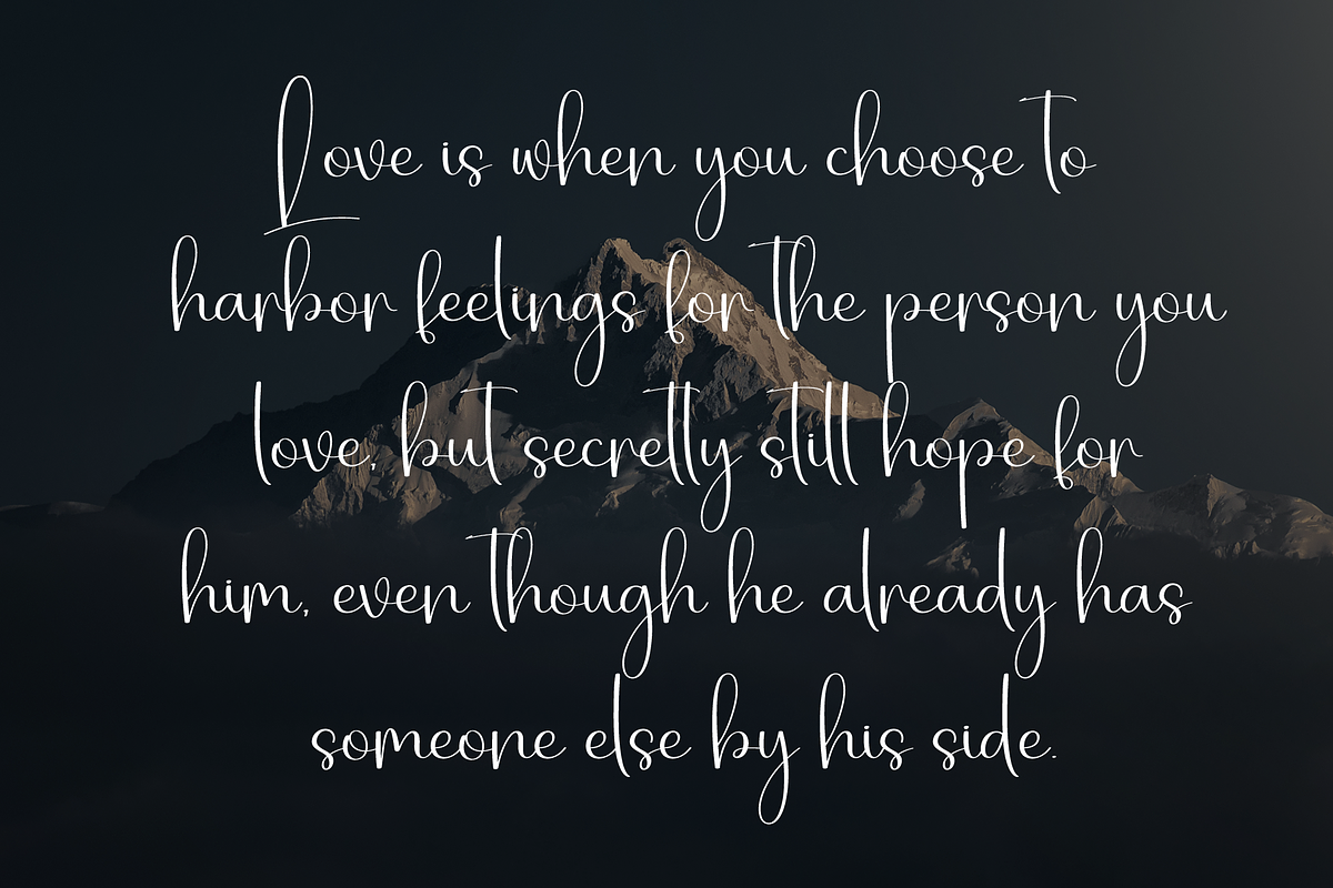 Starlight | Script Font, a Handwritten Font by Scratchones (Photo 6 of 9)