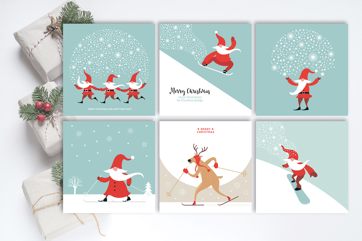 Christmas Gnomes, an Illustration by lenlis (Photo 3 of 8)