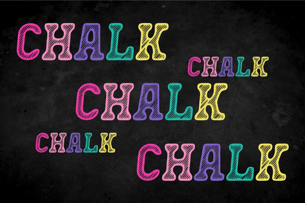 Chalk Hybrida Font, a Slab Serif Font by QR Design Studio (Photo 2 of 6)