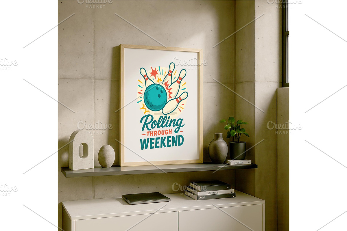 Rolling Through Weekend Wall Art, a Background Graphic by LaseredNinja (Photo 6 of 7)
