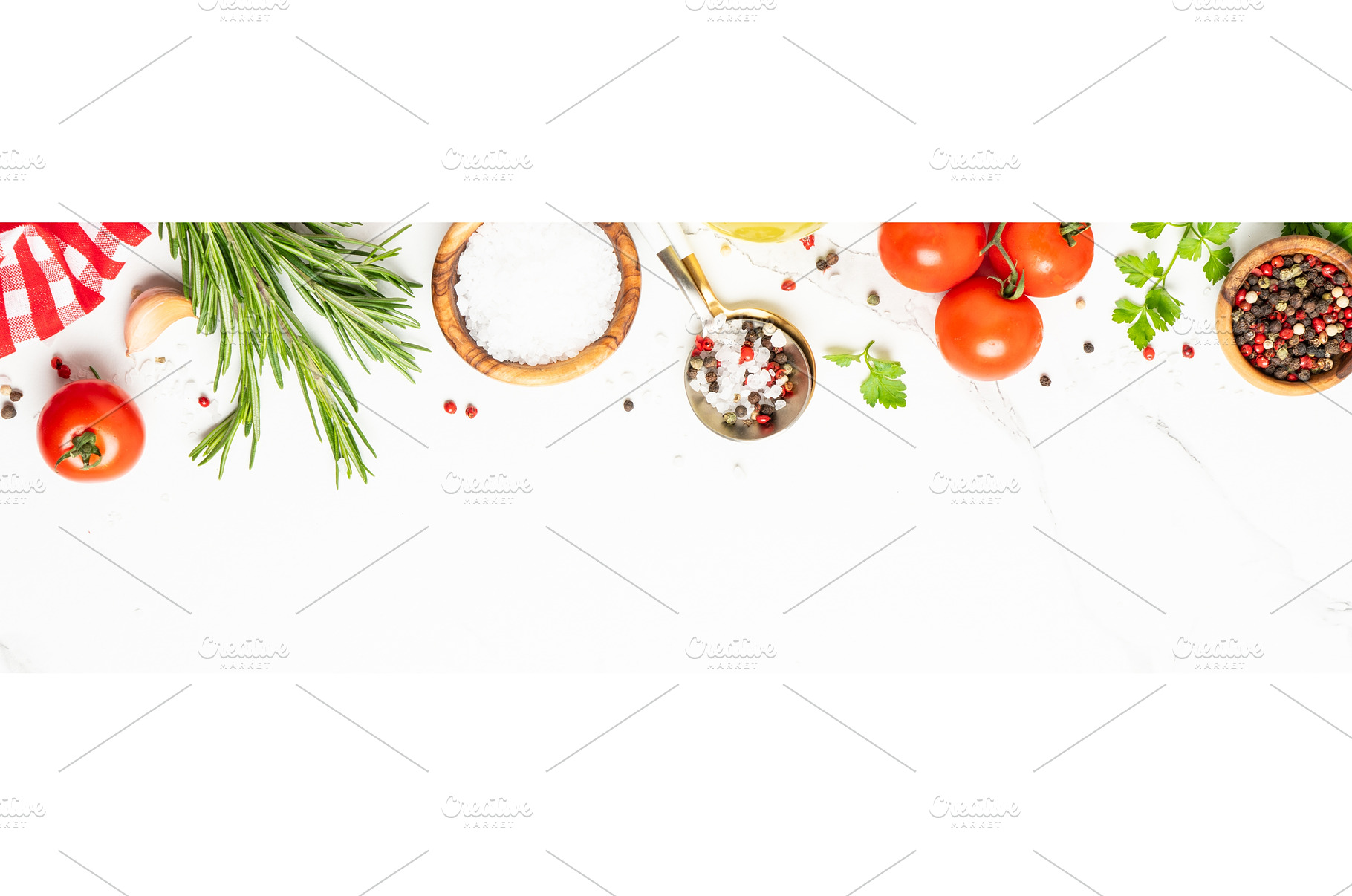 Spices, herbs, olive oil and fresh, a Food & Drink Photo by Nadia-nb