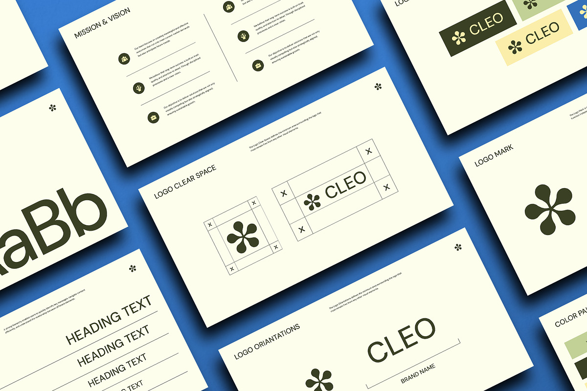 CLEO | Brand Guidelines Presentation, a Presentation Template by Artisan Vibes (Photo 4 of 11)