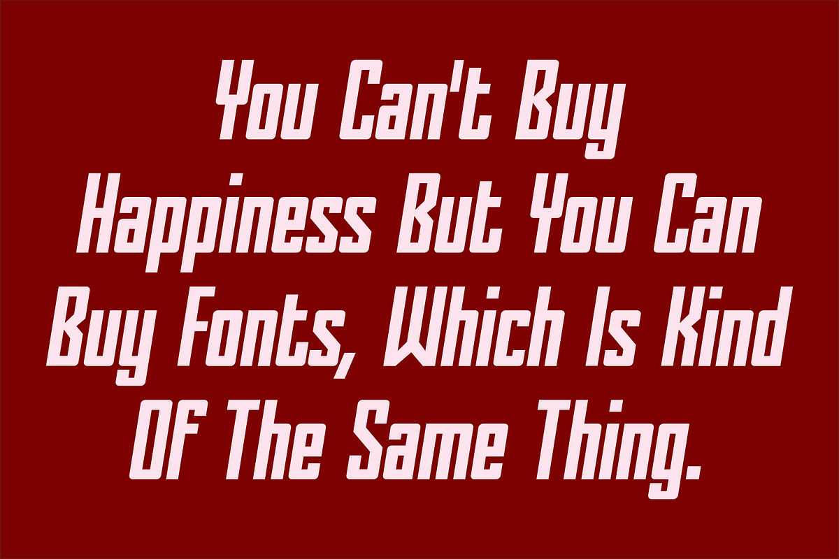 Rigide Medium Oblique - Sans Serif, a Font by GG Design (Photo 9 of 10)