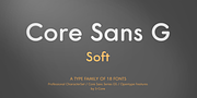 Core Sans GS, a Sans Serif Font by S-Core (Thumbnail 1 of 5)