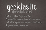 Geektastic Font Family, a Sans Serif Font by Brittney Murphy Design (Thumbnail 4 of 5)