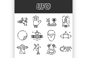 UFO Icon Set