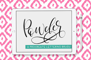 iPad Lettering Brush for Procreate