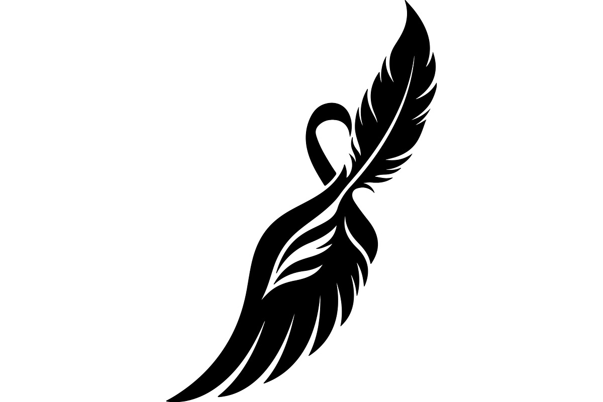 Breast Cancer Ribbon Feather SVG, a Seasonal Illustration by balal (Photo 3 of 14)