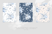 Icy Blue  - Transparent flowers, an Object Illustration by Olga Koelsch (Thumbnail 11 of 16)