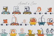 Summer Road Trip Print Set, an Animal Illustration by MeadowFox (Thumbnail 5 of 8)