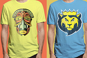 Men T-shirts Mockups, a Shirt Mockup by Carlos Fernando (Thumbnail 2 of 7)