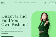 Modern Next.js Fashion Landing Page, a Landing Page Template by WebMasteryStudio (Thumbnail 3 of 8)