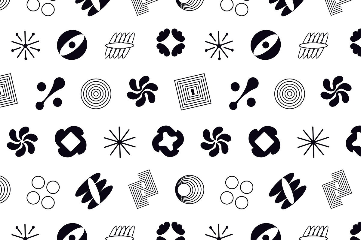 Brutalism shapes set + backgrounds, a Decorative Illustration by PaperTrident (Photo 8 of 9)