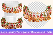 Christmas Bakery Clothesline Clipart, a Seasonal Illustration by Ink Gallery (Thumbnail 3 of 11)