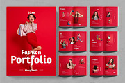 Fashion Portfolio Layout, a Magazine Template by ContestDesign (Thumbnail 1 of 3)