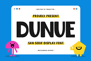 Dunue - Handwritten Font, a Sans Serif Font by trabaskriya (Thumbnail 1 of 8)