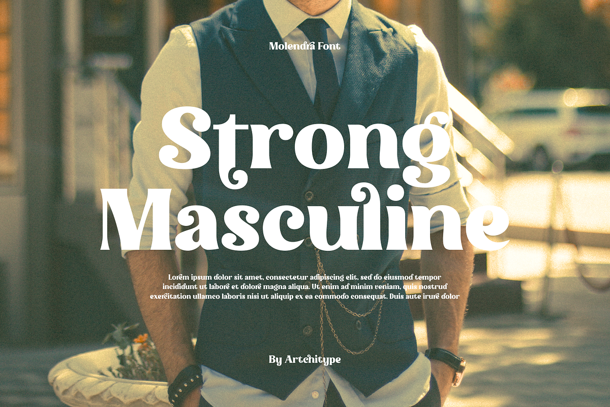 Molendra - Display Serif Typeface, a Serif Font by Artchitype Studio (Photo 9 of 17)
