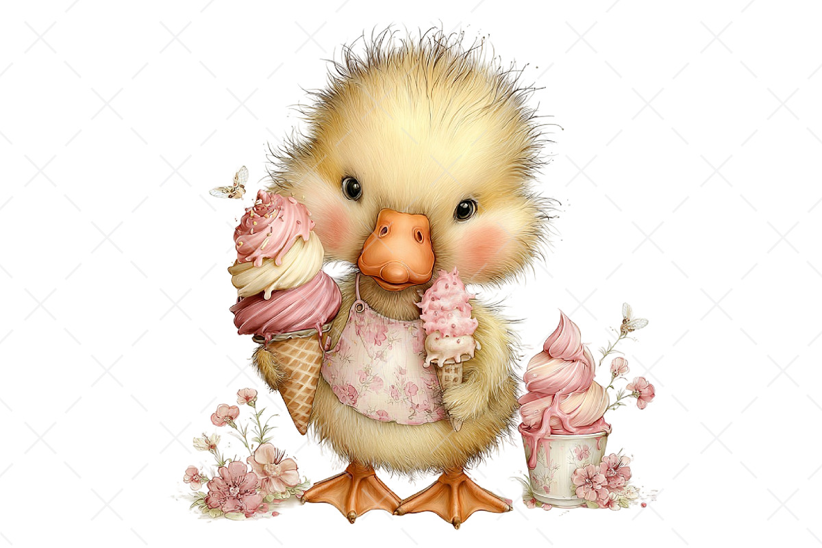 Summer Funny Ducklings Clipart, an Illustration by Craft Nest (Photo 12 of 12)